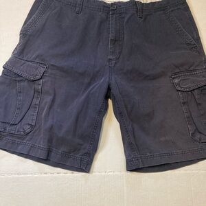 St. John's Bay Black Cargo Shorts with Relaxed Fit